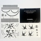 New Chanel Body Art Temporary Tattoo Set Designer Les Trompe-l oeil De Chanel