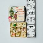 Dollhouse Miniature Artisan Vintage Old Fashioned Christmas Ornaments In Box Htf
