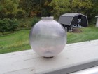 Vintage Antique 1890 s Amethyst Lavender Purple Glass Lightning Rod Ball
