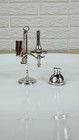 Vintage Italian 925 Sterling Silver Miniature Oil Lamp Medusa Oro Ar