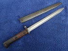 Original Vintage Vz-24 Czechoslovakia Mauzer Bayonet And Scabbard  d  Artillery