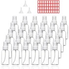 Spray Bottles  30 Pack 30ml 1oz Clear Empty Fine Mist Plastic Mini Travel Bot   