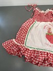 Adorable Vintage Strawberry Shortcake Dress Red  Girls Bt66