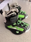 Liquid Force Rant Youth Bindings Green-black  Size 4-6