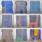Indian Vintage Reversible Throw Kantha Quilt Handmade Blanket Wholesale Lot Twin