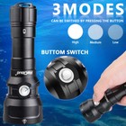 Powerful Scuba Diving Led Flashlight Underwater 394ft Waterproof Dive Torch Lamp