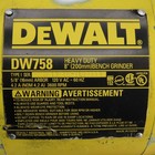 Dewalt Dw758 Heavy Duty Bench Grinder 8  120v 3600rpm
