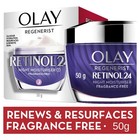 Olay Regenerist Retinol 24 Night Cream Face Moisturizer - 1 7oz