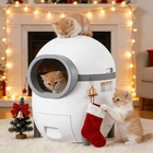 Self Cleaning Cat Litter Box  Automatic Cat Litter Box With App Control Odor New