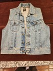 The Black Crowes - 1992 Remedy Tour Vintage Denim Lee Vest  woman s Large 