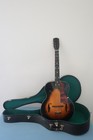 Vintage 1960s Unknown Maker Archtop Acoustic Guitar Circa W  Rare Geib Case