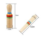New Wooden Crow Sounder  Wooden Guitar Stick Colorful Percussion Instrument C1f