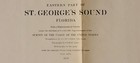 1859 U s  Coast Survey Nautical Chart Map Eastern Part Of St  George   s Sound Fl