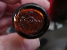 10  Vintage  Medicine Brown Pd Bottle Apothecary Empty Pharmacy Glass
