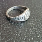 Wwi Ww1 German Ring 1914 Weltkrieg Patriotic War Band 1914 Cross Sz 5 75
