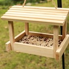 Bird Feeders Outside Hanging Wild Bird Feeder House Cardinals Finches Wooden