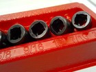 Snap-on 311imya 11pc 1 2  Dr 6pt Sae Flank Drive Shallow Impact Sock  ec1037328 
