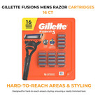 Gillette Fusion5 Mens Razor Cartridges 16 Ct Free Shipping