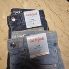 Nwt Cat   Jack Girls Slim Fit Super Stretch Blue Jeans - Two Pairs 2t