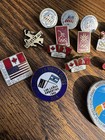 Vtg Winter Olympic Pin Lot Calgary 1988 Albertville 1992 Lake Placid Medallion