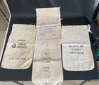 Vintage Lot Of 4 Canvas Cloth Bank Deposit Bags  Various Banks  U S Mint