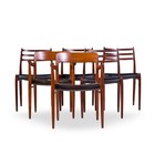 Niels Moller Models 75 And 78 Danish Teak Dining Chairs - Set Of 6