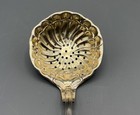Antique S w Stower   Wragg Silver Plate Gilt Sugar Sifter Spoon 8 5    England