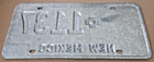 New Mexico Purple Heart License Plate    Medal - Zia Symbol - 1137    Exp  Jul93