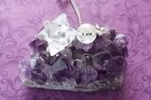 Arkansas Crystal Pendant  Crystal Quartz Double Merkaba Necklace merkaba Pendant