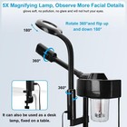 2 In 1 Facial Steamer Professional Ionic Face Steamer With 5x Magnifying Lamp