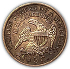 1833 Capped Bust Half Dime Almost Uncirculated Au Coin  24063