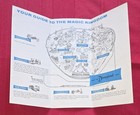1961 Welcome To Disneyland Guide Map Trifold Brochure Original Mint