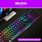 Wired Gaming Keyboard Mouse Headset Rgb Backlit For Xbox One Ps5 Ps4 Laptop Pc