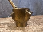 Antique Brass Mortar And Pestle Pharmaceutical Vintage Apothecary Very Old Rings