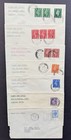 Great Britain 1941 Fdc Set  kgvi Definitive sg485-90  typed Monograph Cachet