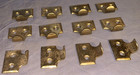 Great Set  12  Vintage  Brass  Sash  Lifts  Or  Pulls