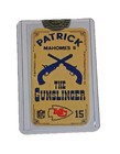 2017 Patrick Mahomes Rookie Rc    gunslinger    Tobacco Card