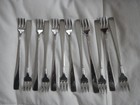 Set Of 12 Oneida Accent Cocktail Forks Oneidacraft Usa Flatware