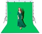 Photo Video Studio 10 X12ft 100  Cotton Muslin Chromakey Green Screen Backdro   