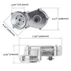Heavy Duty Transmission Gear Reduction Box Clutch Twin-chain For 47cc 49cc 2-   