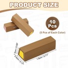 Pencil Erasers Rubber  10 Pcs Art Eraser Scented  Dark Brown yellow dark Pink