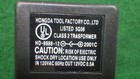 Hongda Tool Wall Transformer power Supply charger Ac-dc 120v-12vdc 0 5a 5mm Plug