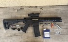 New Black Gel Blaster Rifle 7-8mm Battery-powered W  Sight Semi full Auto Safety