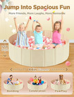 Large Ball Pit For Toddlers - 44 In Baby Ball Pit With Pop-up Playmat  Foldable