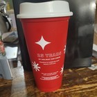 Starbucks Holiday Reusable Red Hot Drink Cup 2022 