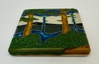 Motawi Tileworks Woodland Tree Forest 3 5    Tile  Handmade In Michigan  Euc