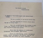 Original Ww Ii Letter From Franklin Roosevelt To U s  Army Expeditionary Forces