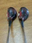 Macgregor Tourney Dx2w Persimmon Wood Set 4   5 Woods Medium Firm  2 Steel Shaft