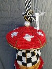 New Mackenzie Childs Toadstool Beaded Tassel- Nwt