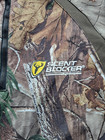 Men s Scent Blocker Knock Out Camo Hunting Jacket Camouflage 1 2 Zip Size M